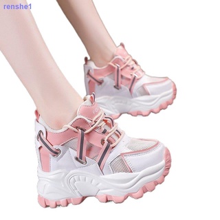 Zapatos deportivos para mujer/tenis finos De malla transpirables De Moda verano 2021 versión Coreana