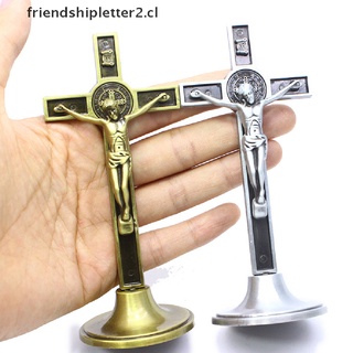 【friendshipletter2.cl】 1PC Cross Crucifix Stand Christ Catholic Jesus Statue Figurine Religious Decor .