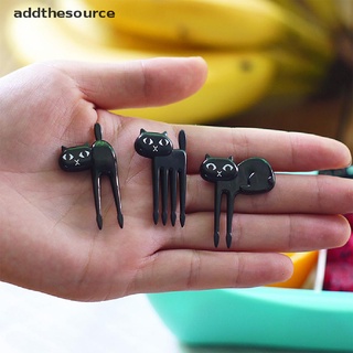 [adt] mini niños animal granja fruta tenedor de dibujos animados snack pastel postre comida fruta palillo de dientes hes (1)
