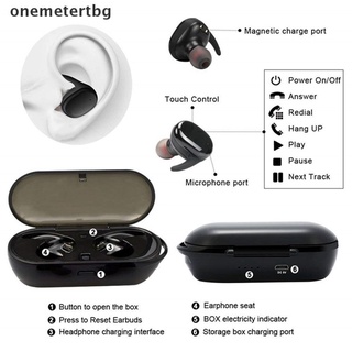 【unew】 Wireless headphones Noise Cancelling Headset Stereo Sound Music In-ear Earbuds .