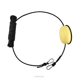 30 pies al aire libre clip-on flexible accesorios con gancho para pesca deportes acuáticos boya bola de deriva anclaje cuerda de remolque