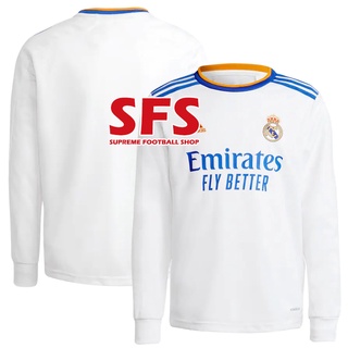 [SFS] Camiseta De Fútbol Del Real Madrid 21-22 De Alta Calidad/De Manga Larga Para Hombre/S-2XL (3)