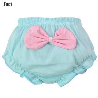 [Interfunfact] Bebé niña bebé entrenamiento pantalones bragas pañales de tela niños gran arco ropa interior [caliente] (8)