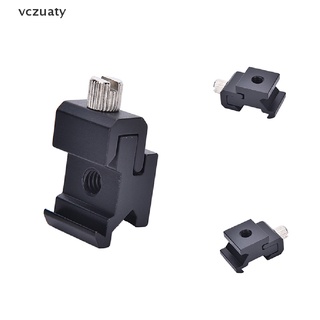 vczuaty - adaptador de montaje para zapata caliente (1/4, bloque de asiento de tornillo a flash, soporte cl)