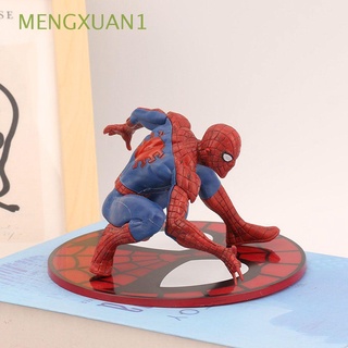 Figuras de acción mengxuan1 vengadores Spiderman Scultures muñecas miniaturas modelo coleccionable Spiderman figuras de acción figura modelo