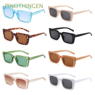 pinadaen moda rectángulo gafas de sol de las mujeres de moda gafas de sol para las mujeres accesorios streetwear uv400 vintage retro gafas de sol