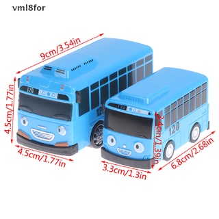 [vml8for] 4PCS Tayo The Little Bus Cartoon Pull Back Car Toy Set Kids Educational Gift CL (9)