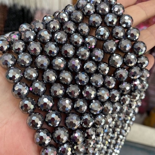 perlas de titanio facetadas naturales tera hertzs perlas sueltas para hacer joyas diy pulsera collar accesorios 6/8/10 mm 15" hebra (2)