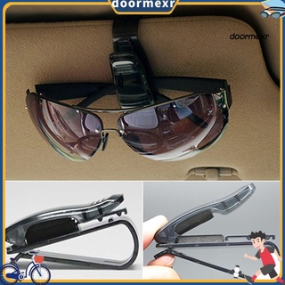 doormexr moda negro auto coche vehículo visera gafas gafas de sol ticket tarjeta titular clip