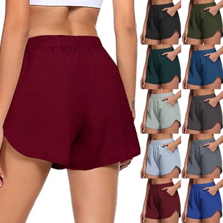 Kobreat_fashion pantalones cortos casuales sueltos para mujer/pantalones cortos de Yoga