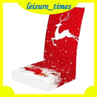 Leisure_times fundas extraíbles para silla de navidad, decoración de navidad, fundas de asiento elástico, respaldo alto, silla, decoración de cocina, máquina (5)