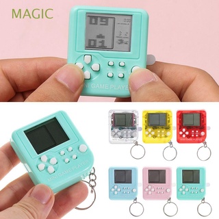 magic plástico consola de juegos jugador con llavero retro juguete de mano jugador juegos accesorios mini 26 juegos niños regalo juegos educativos