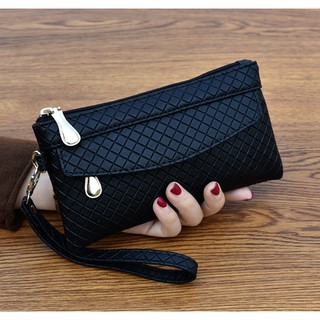 las mujeres de la cartera de la moda señora embrague pequeño bolso de teléfono móvil bolsa simple bolso (8)