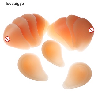 Loveaigyo Silicone Breast Form Support Artificial Spiral Silicone Breast Fake False Breast CL