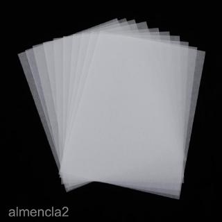 10 hojas de película retráctil media transparente, papel encogible, pulido fino (5)