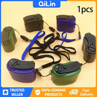 qilin: cargador de manivela manual generador de emergencia para teléfono móvil/cargador usb