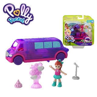 Niñas Polly bolsillo Micro serie muñeca conjunto Pollyville helado serie juguetes Babydoll (1)
