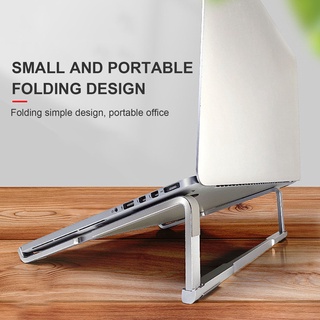 onformn notebook riser fuerte capacidad de rodamiento buena dureza plegable escritorio portátil soporte para oficina