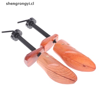 [shengrongyi] unisex mujeres hombres madera ajustar 2 vías zapatos árboles camilla expansor tamaño 4-12 [cl]