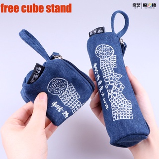 qiyi rubik's cube magic friends - estuche exclusivo para lápices de rubik, diseño de cubo de rubik, papelería personalizada, nueva bolsa de agua