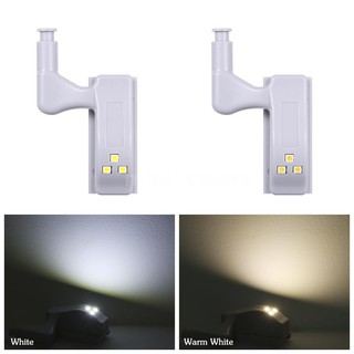 lámpara de luz led con sensor de bisagra para armario de cocina, armario, color blanco cálido