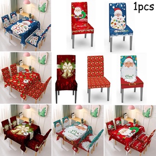 cubierta de la silla de los accesorios del hogar de navidad elástica silla cubierta de navidad fiesta durable