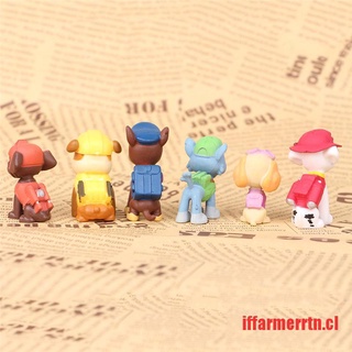 iffarm 12 piezas de moda Nickelodeon Paw Patrol Mini figuras de juguete Playset Cake Toppers (8)