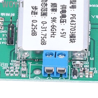 woyi1 módulo atenuador digital rf pe43703 dc 5v 9k‐6ghz 0.25db paso a 31.75db placa de disipación de calor (5)