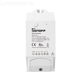 Wifi Smart Switch 10A temperatura Sensor de humedad Control remoto Smart Home sistema controlador LovelyHome