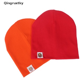 [qingruxtky] sombrero de bebé de algodón niño sombrero bufanda para niños niñas gorra invierno cálido color sólido sombrero [caliente]