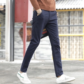 Hombres casual pantalones pantalones flaco estiramiento 6 colores ropa de los hombres 2019 (3)