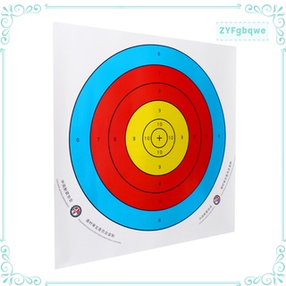12Pcs Recurve Bow Target Paper Practicing Shooting Target Sheets 40x40cm (9)