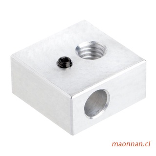 maonn Calentador Bloque De Aluminio Conjunto Para Makerbot Impresora 3D MK7 MK8 Extrusora Extremo Caliente