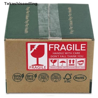 Takashiseedling/ 500Pcs pegatinas frágiles etiqueta etiqueta advertencia etiquetas frágiles productos adhesivos