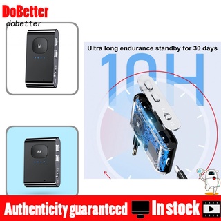 <Dobetter> ABS Bluetooth-compatible Receiver Handsfree AUX Bluetooth-compatible Transmitter Handsfree Calling for Car