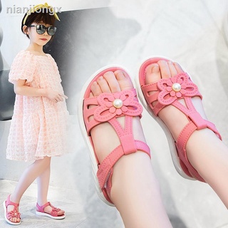 2021 verano nuevos niños s zapatos niñas suela suave sandalias bebé niñas coreana arco princesa zapatos de playa
