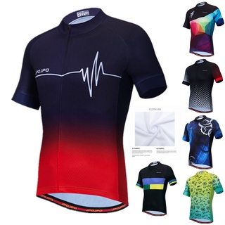 ecg weimostar ciclismo jersey hombres bicicleta de montaña ropa transpirable mtb bike jersey camisa de carreras deporte uniforme bicicleta ropa de prendas de vestir