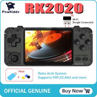 Rk2020 Consola Retro De 3.5 Pulgadas Ips Pantalla Portátil De Mano De Juegos Ps1 N64 De Videojuegos 3D