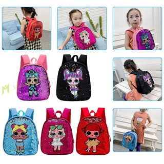 [Nueva llegada]mochila con purpurina de moda/mochila con lentejuelas de dibujos animados/mochila de viaje para niñas