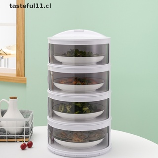 tast preservación del calor estante de platos de almacenamiento a prueba de polvo de plástico cubierta de alimentos estante de platos cl (4)