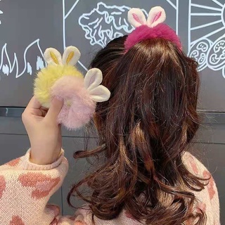 Linda banda elástica De goma con orejas De conejo Para cola De caballo accesorios Para el cabello