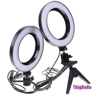 [tThigH] 6 "LED anillo de luz de la lámpara Selfie cámara en vivo regulable teléfono estudio foto vídeo HHHO