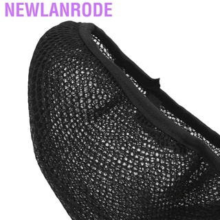 Fundas para asiento de motocicleta newlanrode 3 dimensiones transpirables malla de malla negro reemplazo para VESPA Gts300 (3)