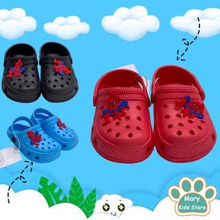 2021 Crocs estilo niños moda deslizamiento en zapatilla sandalia spiderman sandalia para niños