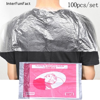 InterFunFact 100 Unids/Pack Peluquería Desechable Impermeable Lavado De Pelo Almohadilla De Limpieza Chal Bueno