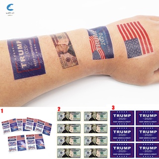 Ee.uu. elección General 2020 moneda conmemorativa moneda conmemorativa papel de banco moneda tatuaje etiqueta engomada del tatuaje