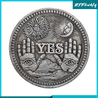 Yes / No Decision Coin Silver Plated Collectors And Christmas Gifts (3)