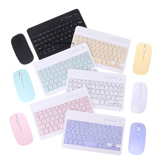 Colorfulswallowfly Wireless Keyboard Mobile Phone Tablet Computer Bluetooth Keyboard Mouse Set CSF