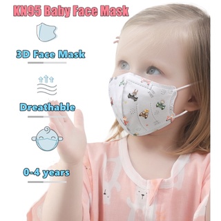 50pcs Kid:kf94 Earloop Kids/Niño 4PLY Protective Face Mask Niños (3)