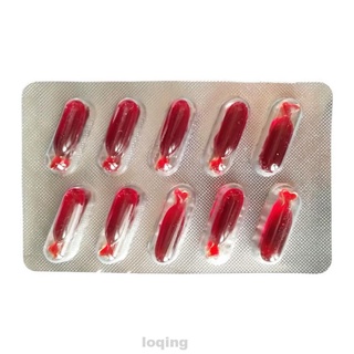 10 pzs capsulas de sangre falsa comestibles accesorios de maquillaje Prop Joke